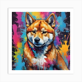 Shiba Inu 69 Art Print