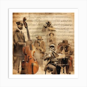 Jazz Musicians 7 Art Print