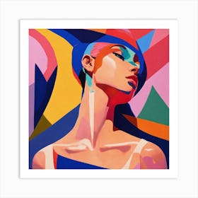 Abstract Of A Woman 5 Art Print