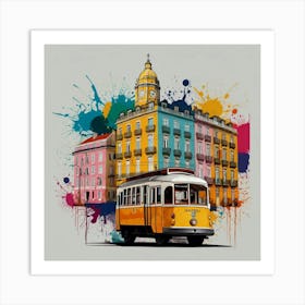 Lisbon Tram 2 Art Print