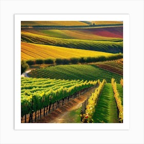 Vineyards 5 Art Print