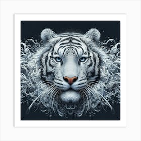 White Tiger 19 Art Print