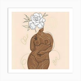 Sex And Flowers Art Print