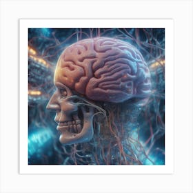 Brain Of The Future 6 Art Print