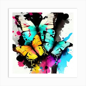 Butterfly Painting 180 Art Print