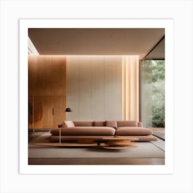 Modern Living Room Art Print