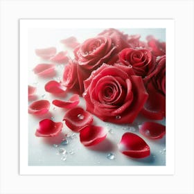 Red Roses Art Print