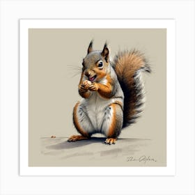 Squirrel 11 Art Print