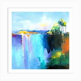 Abstract Landscape Painting 3 Art Print