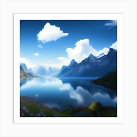 Landscape - Landscape Stock Videos & Royalty-Free Footage 2 Art Print