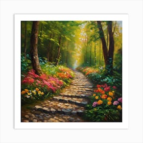 Path In The Woods Art Print