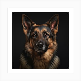 German Shepherd Art Print