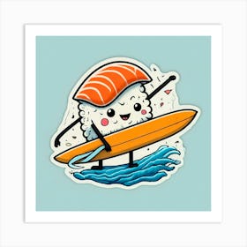 Sushi Sticker 1 Art Print