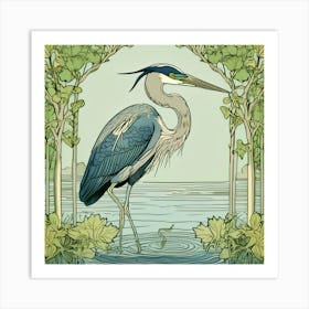 Great Blue Heron Art Print