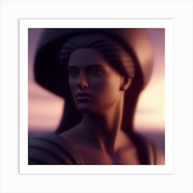 Portrait Of A Woman 1 Art Print