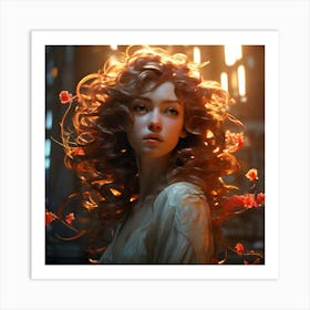 Medusa Unreal Engine Greg Rutkowski Loish Rhads Beeple Makoto Shinkai And Lois Van Baarle Ily Art Print