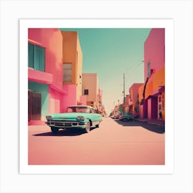 Street Scene In Mexico City 2 Art Print