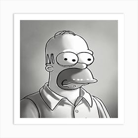 Simpsons Art Print