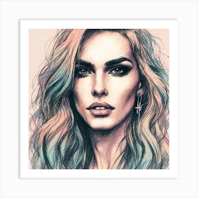 Portrait Of A Person Art Print