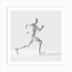 Human Figure Running Art Print