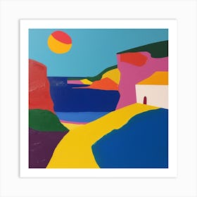 Abstract Travel Collection Anguilla 4 Art Print