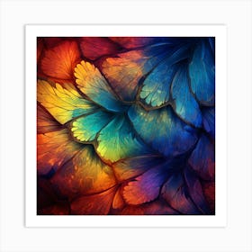 Colorful Wings 1 Art Print