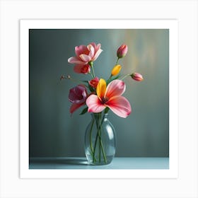 Flowers In A Vase 1 Art Print