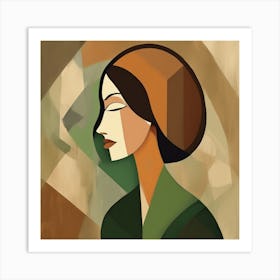 Woman'S Face 32 Art Print