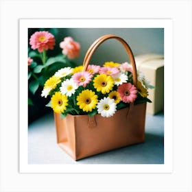 Flowers In A Bag Art Print