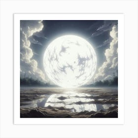 Full Moon In The Sky Art Print