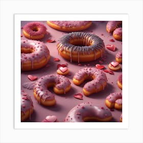 Donuts Art Print