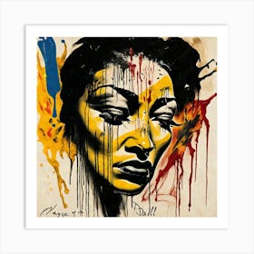 Afro-American Woman 2 Art Print