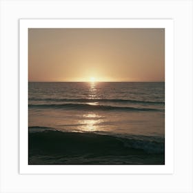 Sunset On The Beach 1 Art Print