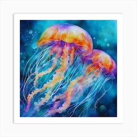 Dreamy Jellyfish Art Print