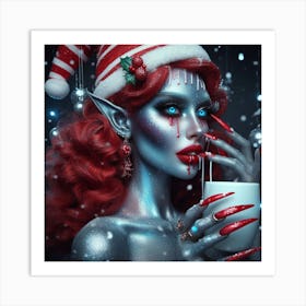 Christmas Elf 1 Art Print