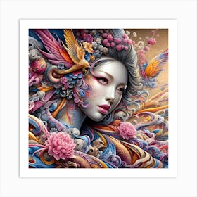 Chinese Woman 3 Art Print