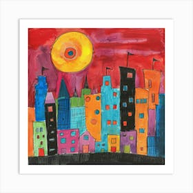 Cityscape 19 Art Print