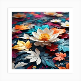 Lotus Flower 55 Art Print