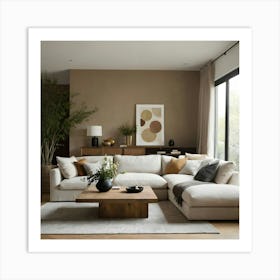 Modern Living Room 48 Art Print