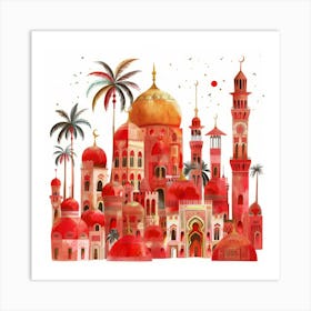 Islamic City 3 Art Print