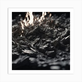 Fire - Fire Stock Videos & Royalty-Free Footage Art Print