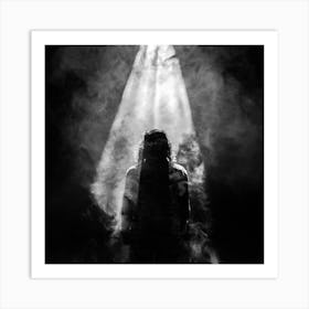 Man In The Dark Art Print