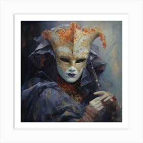 Venice Mask 4 Art Print