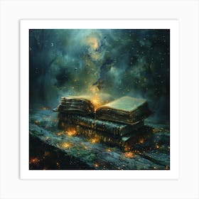 Book Of Magic Art Print