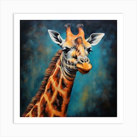 Giraffe 4 Art Print