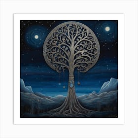 African Tree Art Print