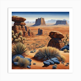 badlands Art Print