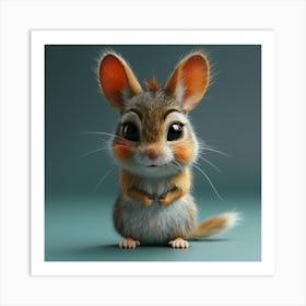 Cute Little Mouse Art Print