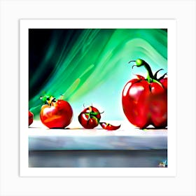 pasty tomatoes  Art Print