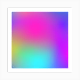 Abstract Colorful Background Art Print